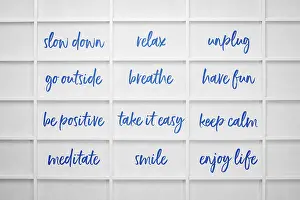 Relaxation Techniques Prints: Slow down, relax, take it easy