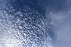 Cloudy Atmospheric Landscapes Prints: Small fleecy clouds (Cirrocumulus)