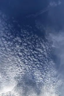 Cirrocumulus Clouds Prints: Small fleecy clouds (Cirrocumulus)