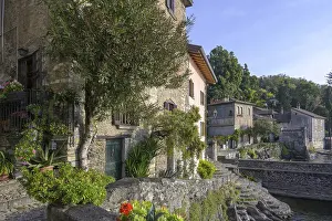 Deserted Harbour Italy Prints: At the small harbour, Lake Como