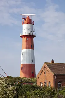 Lower Saxony Historic Building Prints: Small lighthouse, electric lighthouse