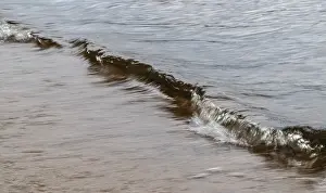 Open Air Waterfront Scene Prints: Small wave, smudge effect, soft water