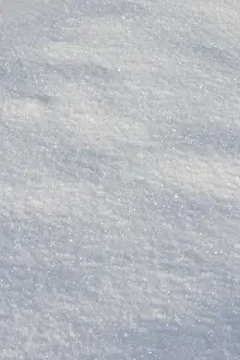 Macro Winter Scene Prints: Snow surface