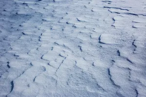 Swedish Winter Landscape Prints: Snowdrift, Snow with wave structure