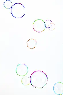 Studio Cutout Images Prints: Soap bubbles