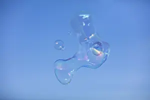 Deserted Germany Landscape Prints: Soap bubbles with rainbow colours