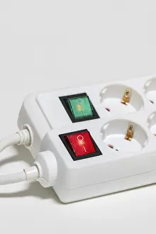 Power Outlet Strip Distributors Prints: Socket strips for connecting electrical devices
