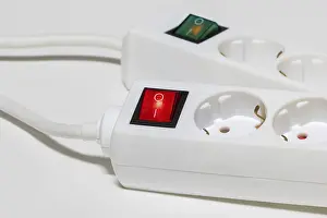 Energy Industry Equipment Prints: Socket strips for connecting electrical devices