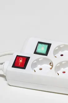 Power Industry Equipment Prints: Socket strips for connecting electrical devices