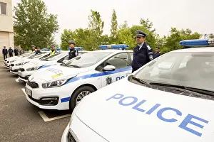 Uniformed Police Officers Prints: Sofia, Bulgaria - 12 May 2017