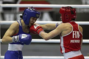 Prints of Sofia, Bulgaria - 26 February Sofia Prints: Sofia, Bulgaria - Print of Boxing Match at Strandja 2021