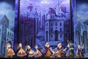 Ballet Prints: Sofia, Bulgaria - November 24: Moscow City Ballet Print