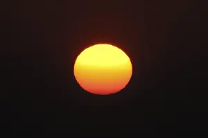 Central Europe Evening Sky Prints: Sonne, Germany