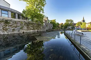 North Rhine Westphalia Landscapes Prints: The source of the river Lippe, Bad Lippspringe