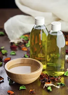 Hygienic Beauty Products Prints: Spa Essential Oil.Aromatherapy