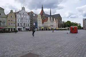 Images Dated 9th June 2024: Rostock Historic Square Print