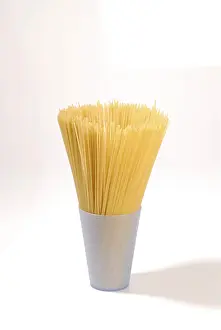 Isolated Foodstuff Images Prints: Spaghetti in a cup