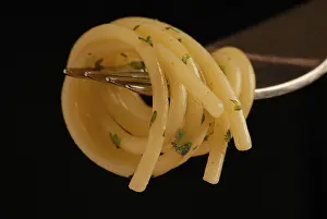 Italian Food Prints: Spaghetti on a fork