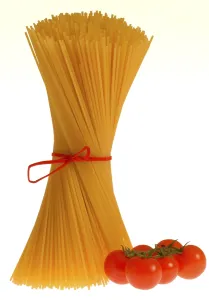 Close Up Spaghetti Shot Prints: Spaghetti with tomatoes