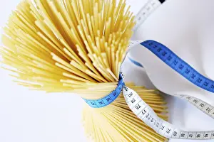 Food Photography Concepts Prints: Spaghetti with yard stick