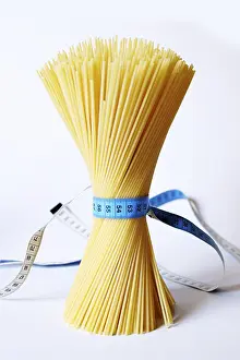 Calorie Counting Meals Prints: Spaghetti with yard stick