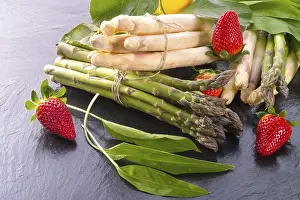 Asparagus Nutrition Prints: Spargel