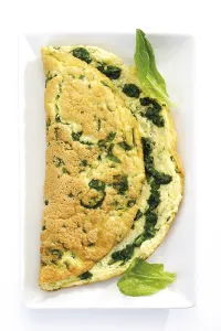 Spinach Omelet Prints: Spinach omelet