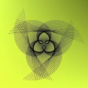 Geometric Shape Prints: Spirography Print with Geometric Patterns and Colors