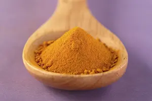 Indian Saffron Substitute Prints: Spoon with turmeric