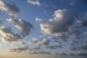 Southern Germany Weather Prints: Spring clouds, shortly in front of sunset
