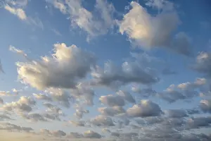 Southern Germany Weather Prints: Spring clouds, shortly in front of sunset