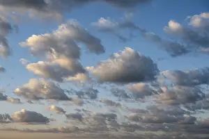 Nice Weather In Southern Germany Prints: Spring clouds, shortly in front of sunset