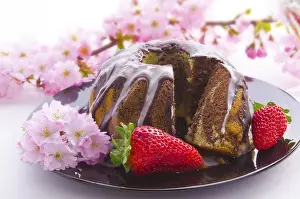 Speciality Food Photography Prints: Spring marble cakes