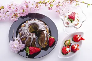 Speciality Baked Goods Prints: Spring marble cakes