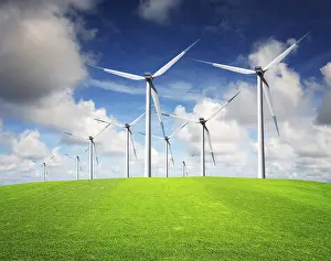 Wind Powered Generator Prints: Spring wind