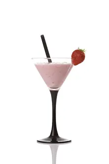 Red Fruit Nutrition Prints: Srawberry shake