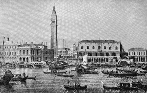 Venetian Landmark Prints: St. Mark's Square and Campanile