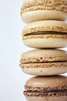 Images Dated 14th October 2024: Brown French Macaron Print