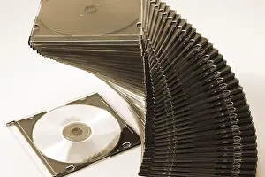 Indoor Photo Shoot Prints: Stack of CDs