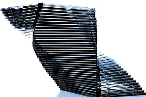 Data Storage Devices Prints: Stack of CDs