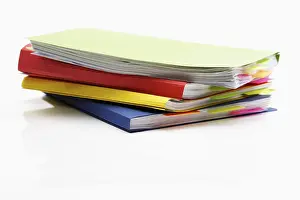 Colorful Office Supplies Prints: Stack of flat files