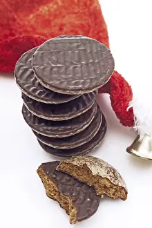 Christmas Treats Prints: Stack of gingerbread cookies