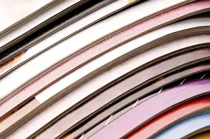 Waste Separation In Europe Prints: Stack of magazines, poland