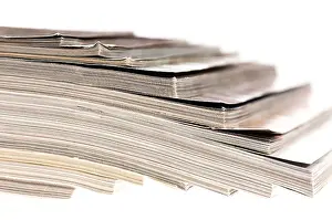 Poland Magazine Stack Prints: Stack of magazines, poland