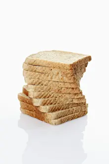 Whole Wheat Bread Prints: Stack of whole-grain toast