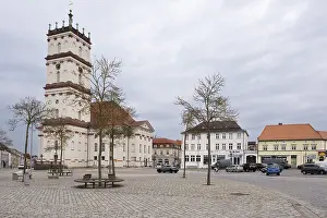Sacred Building Germany Prints: Stadtkirche am Markt, Neustrelitz