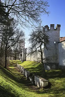 Historic German Towns Prints: Stadtmauer