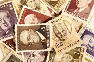 Stamp Collection Prints: Stamp collection