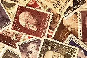 Stamp Collection Prints: Stamp collection