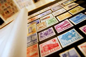 Stamp Collection Prints: Stamp collection